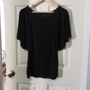 Black Jersey top. Sexy Jean topper.